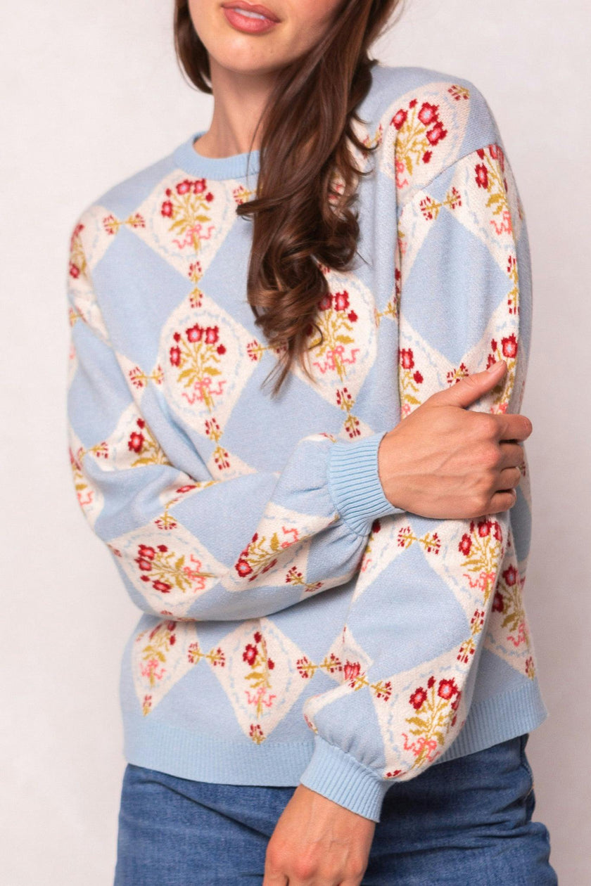 Vivienne Sweater in Mosaic Bloom