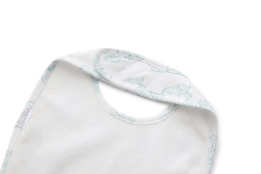 Magnetic Bib 2-Pack - Petite Chouette Green