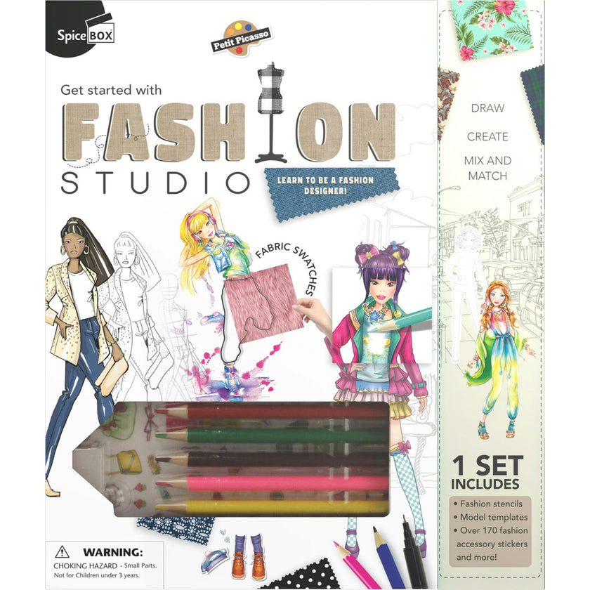 Petit Picasso: Fashion Studio - Learn To Be A Fashion Designer Activity Kit