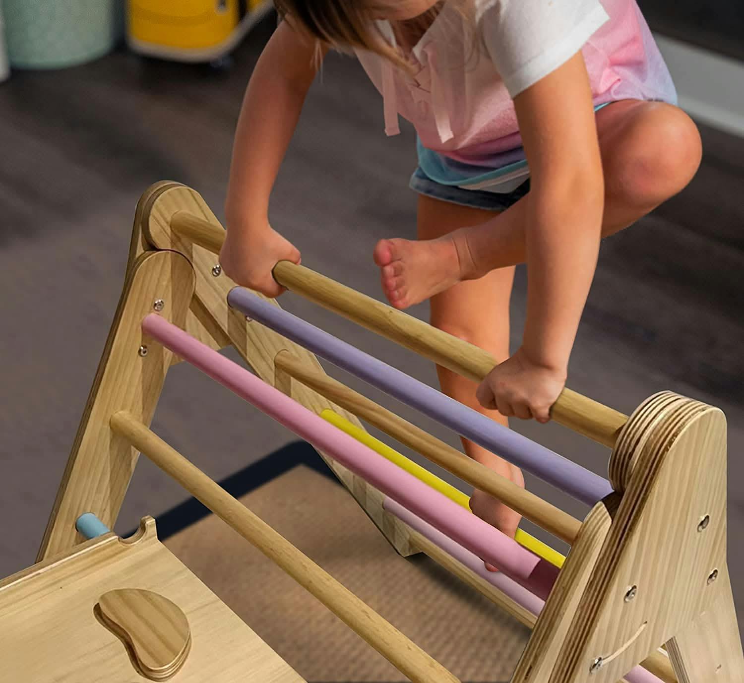 Hazel | Pikler Triangle, Slide & Rocker Set