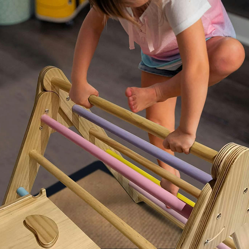 Hazel | Pikler Triangle, Slide & Rocker Set