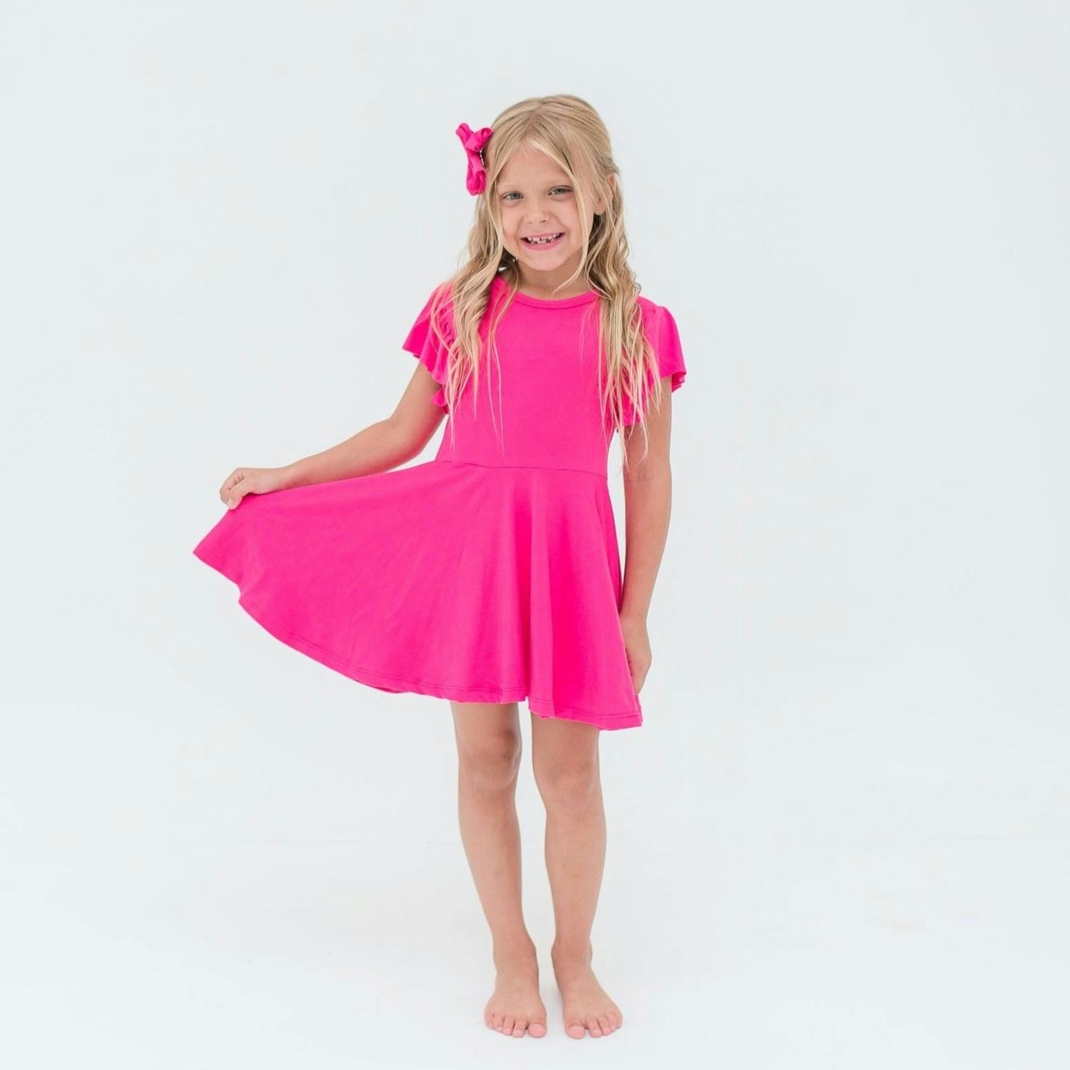 Cap Sleeve Twirl Dress