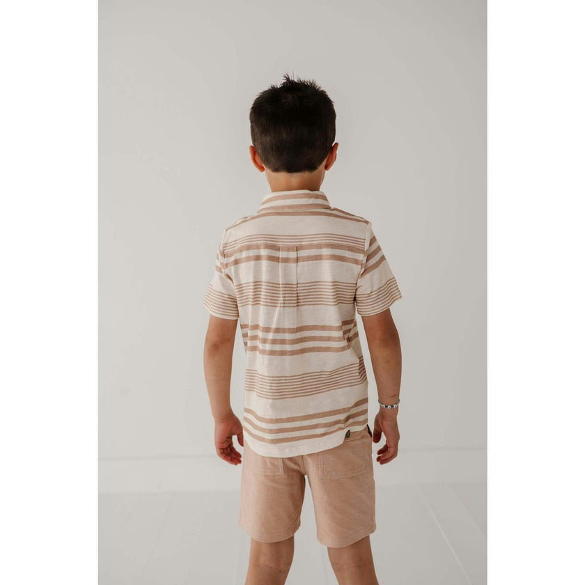 Boy's Collar Button Shirt