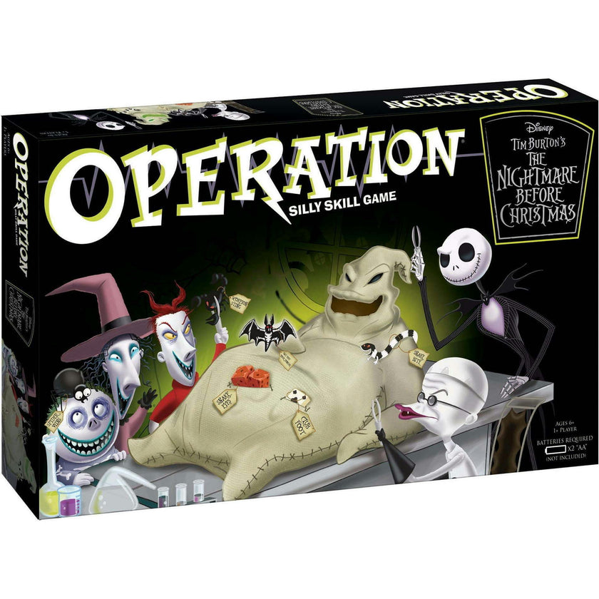 OPERATION: Disney The Nightmare Before Christmas - Collectible Silly Skill Board Game