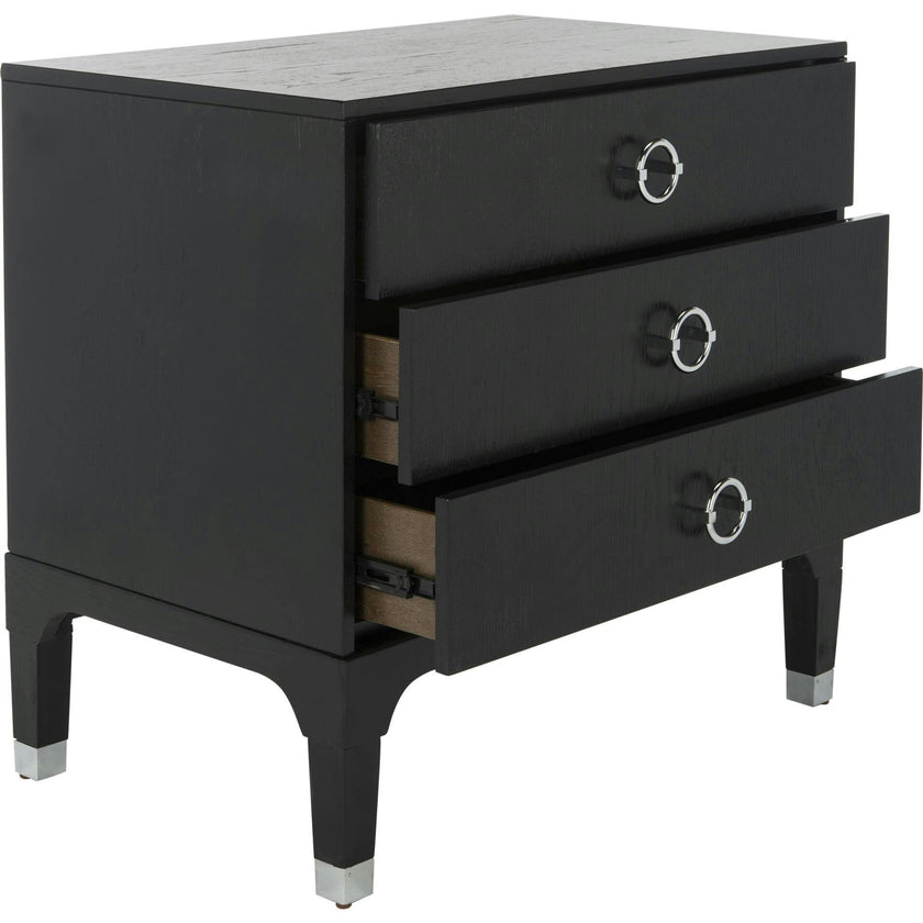 Lorna 3-Drawer Nightstand
