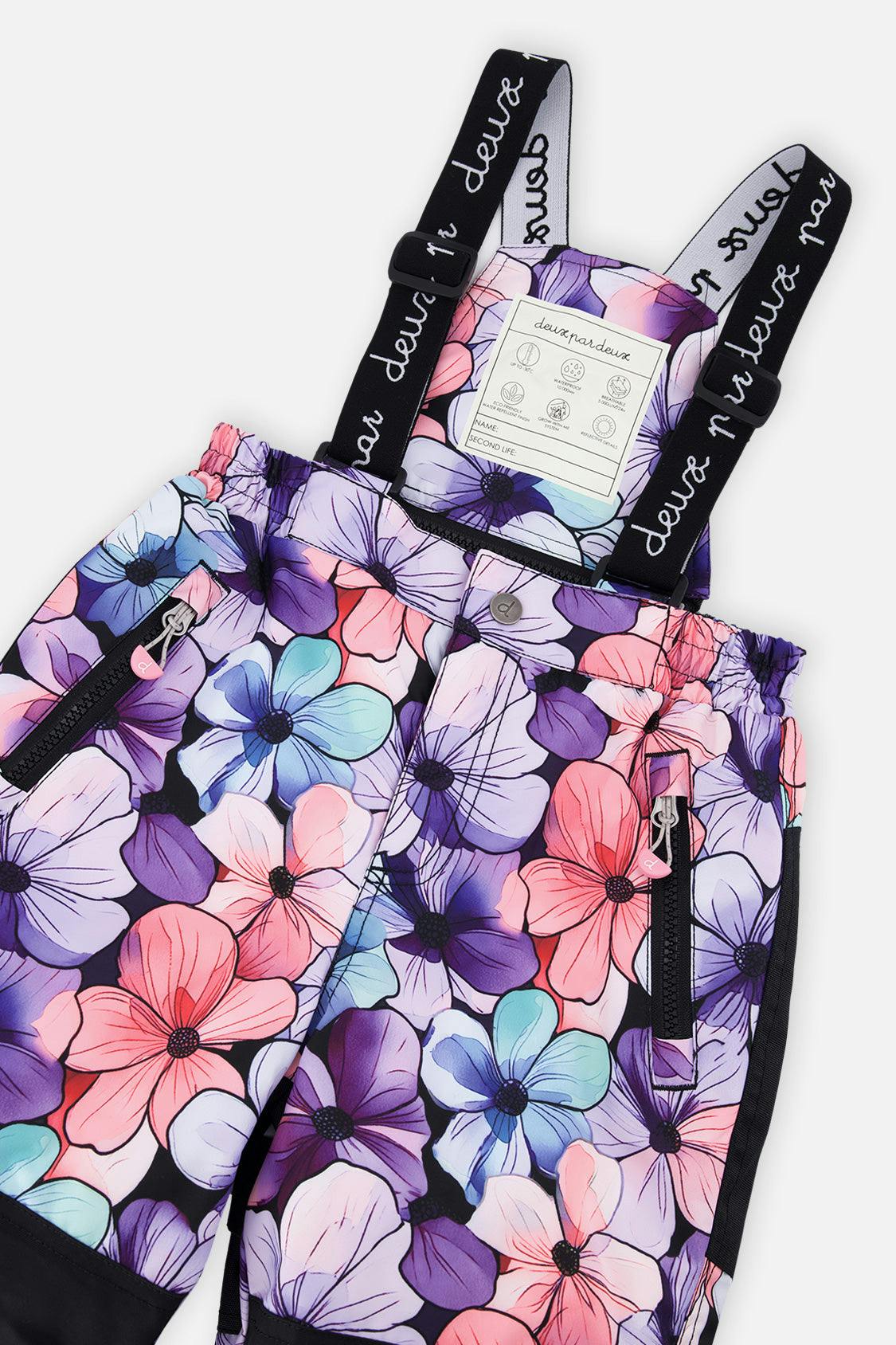 Two Piece Play Snowsuit Pink To Blue Gradient