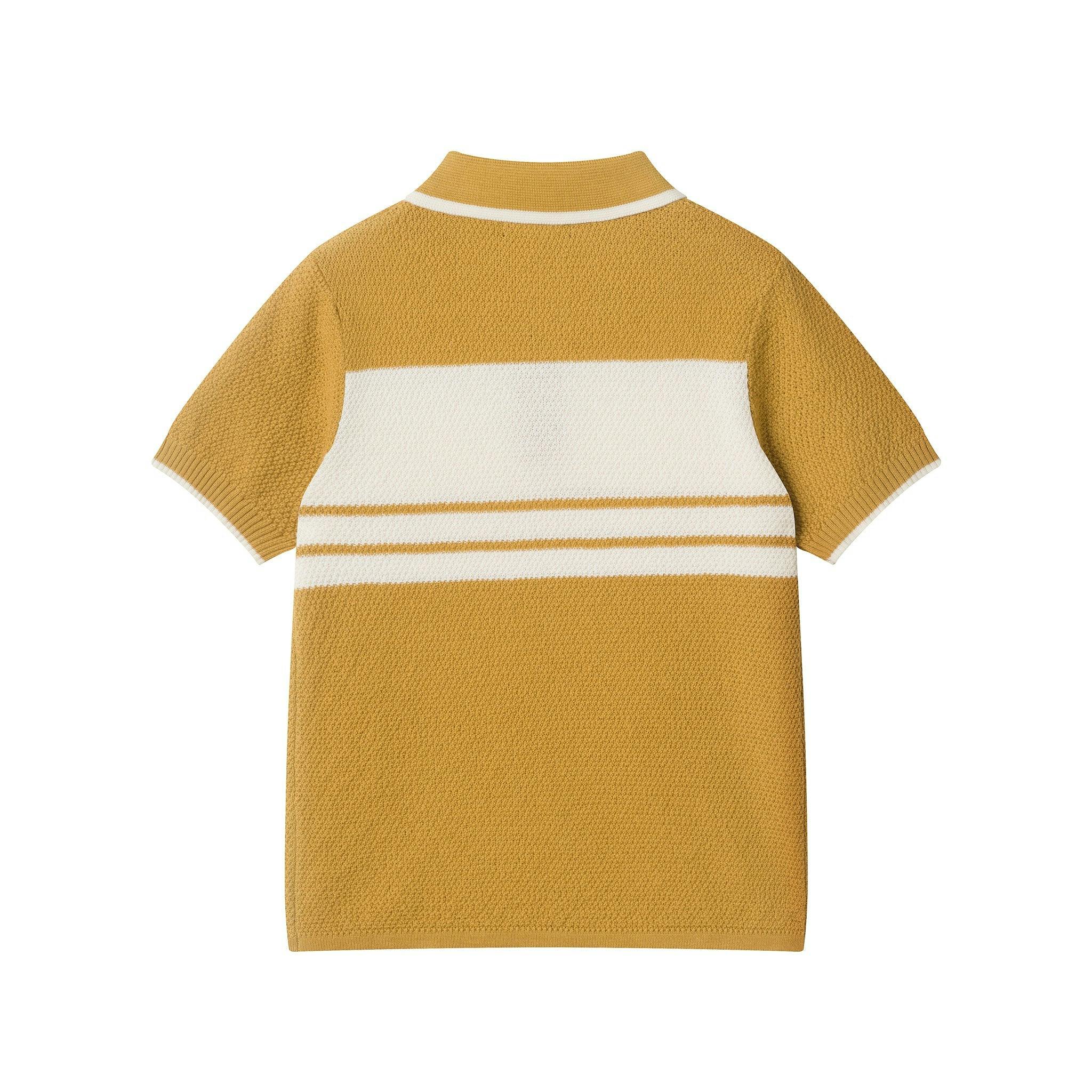 Boys Sweater Knit Polo | Heritage Stripe
