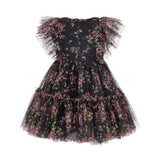 Floral Print Tulle Dress