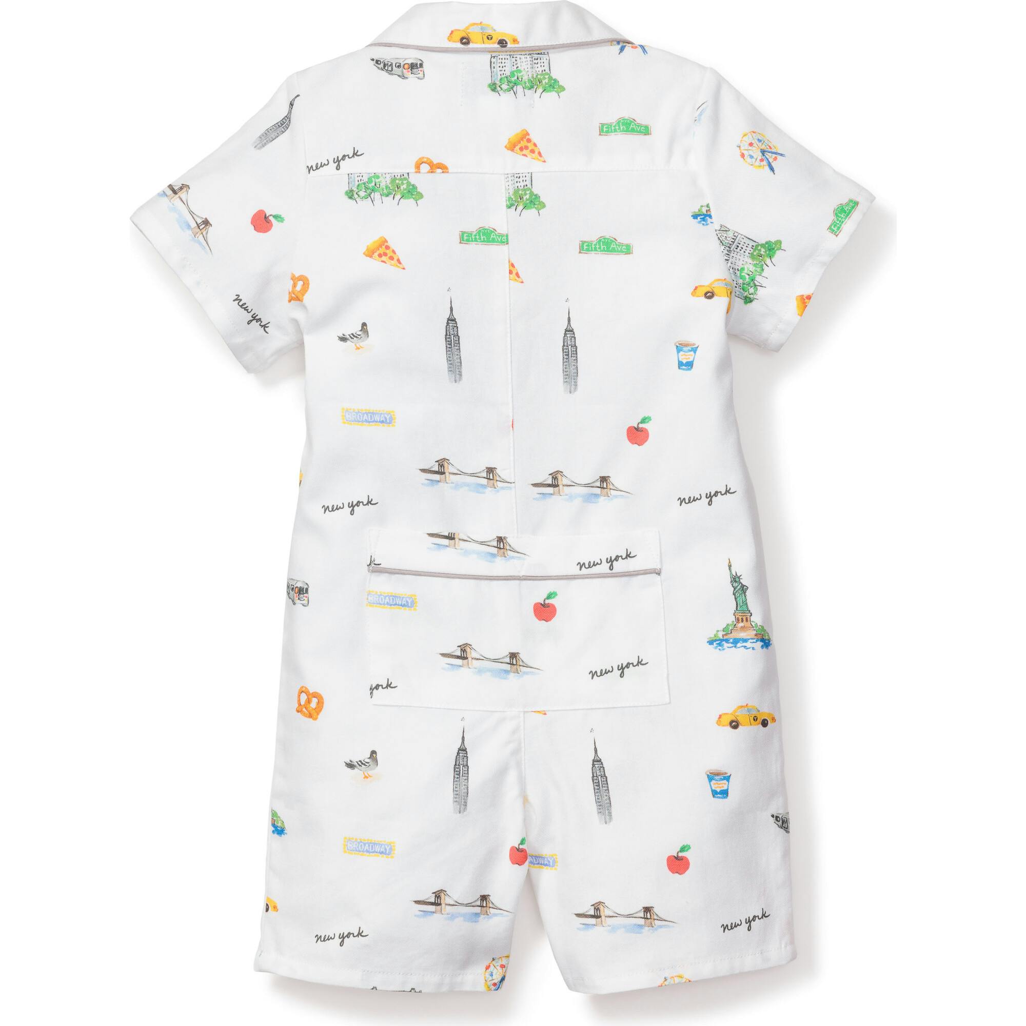 Baby's Twill Summer Romper in New York! New York!