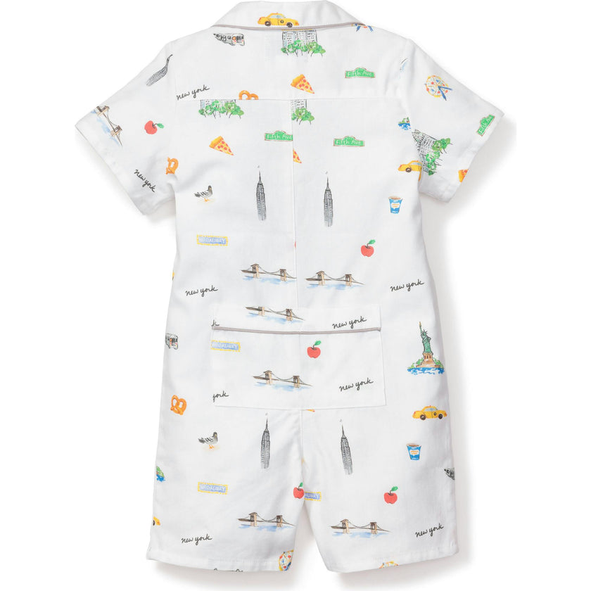 Baby's Twill Summer Romper in New York! New York!