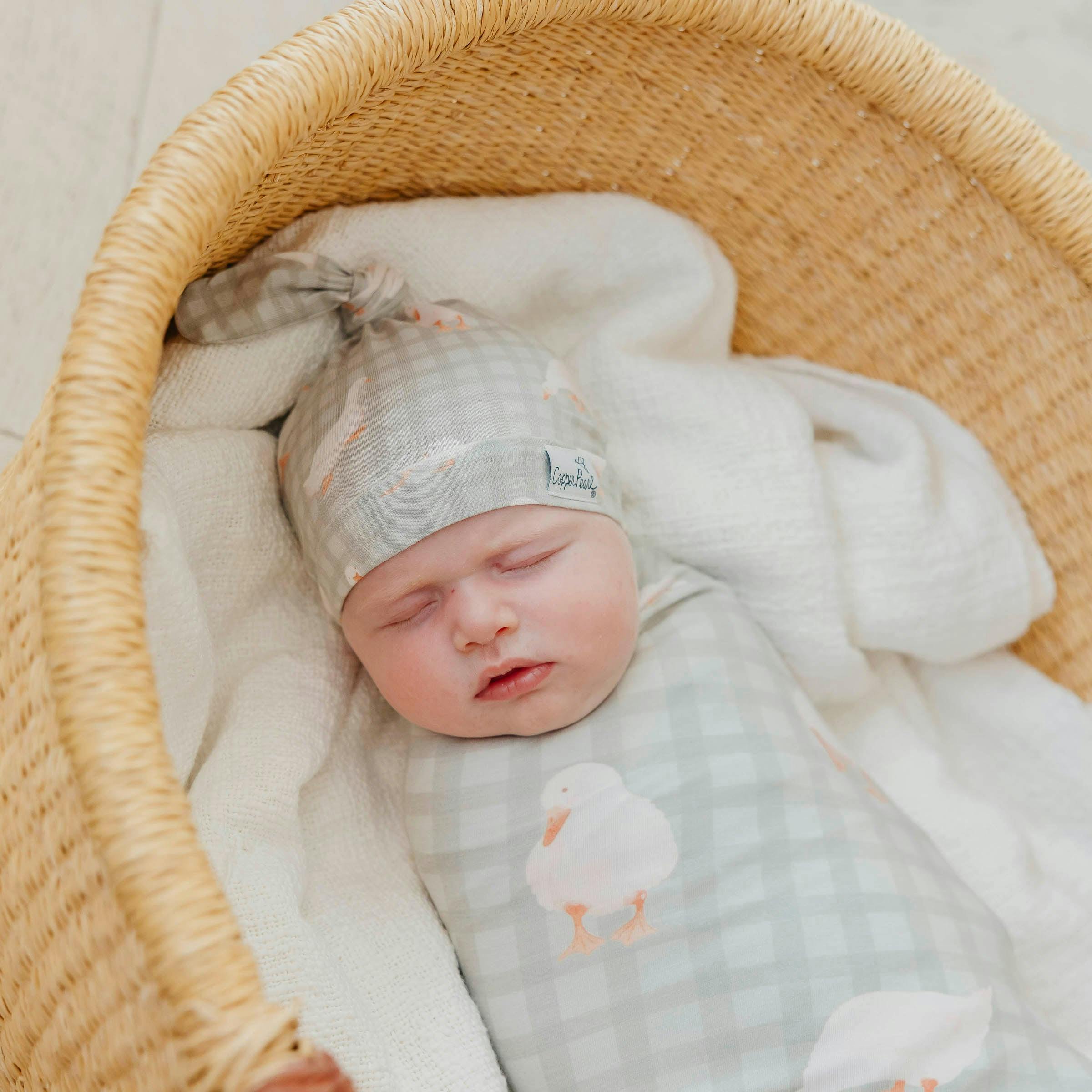 Knit Swaddle Blanket - Baker