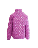 Kids Puffer Jacket in Hi-Gloss Pink Lavender