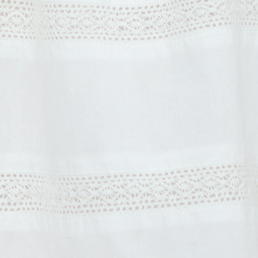 The Marin Mini Dress - White Voile