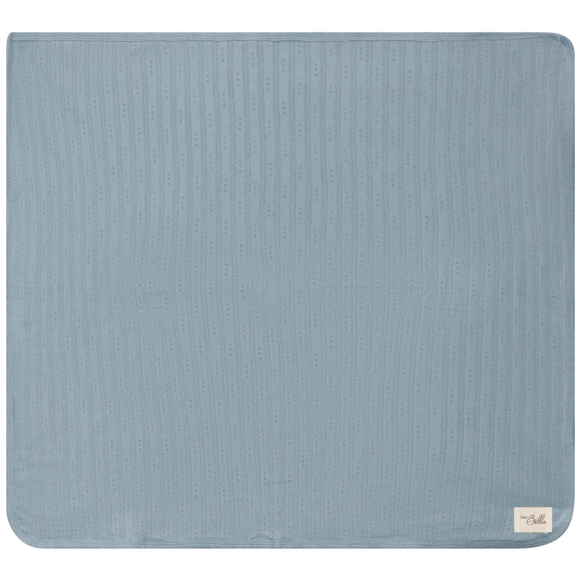 Pointelle Ribbed Blanket