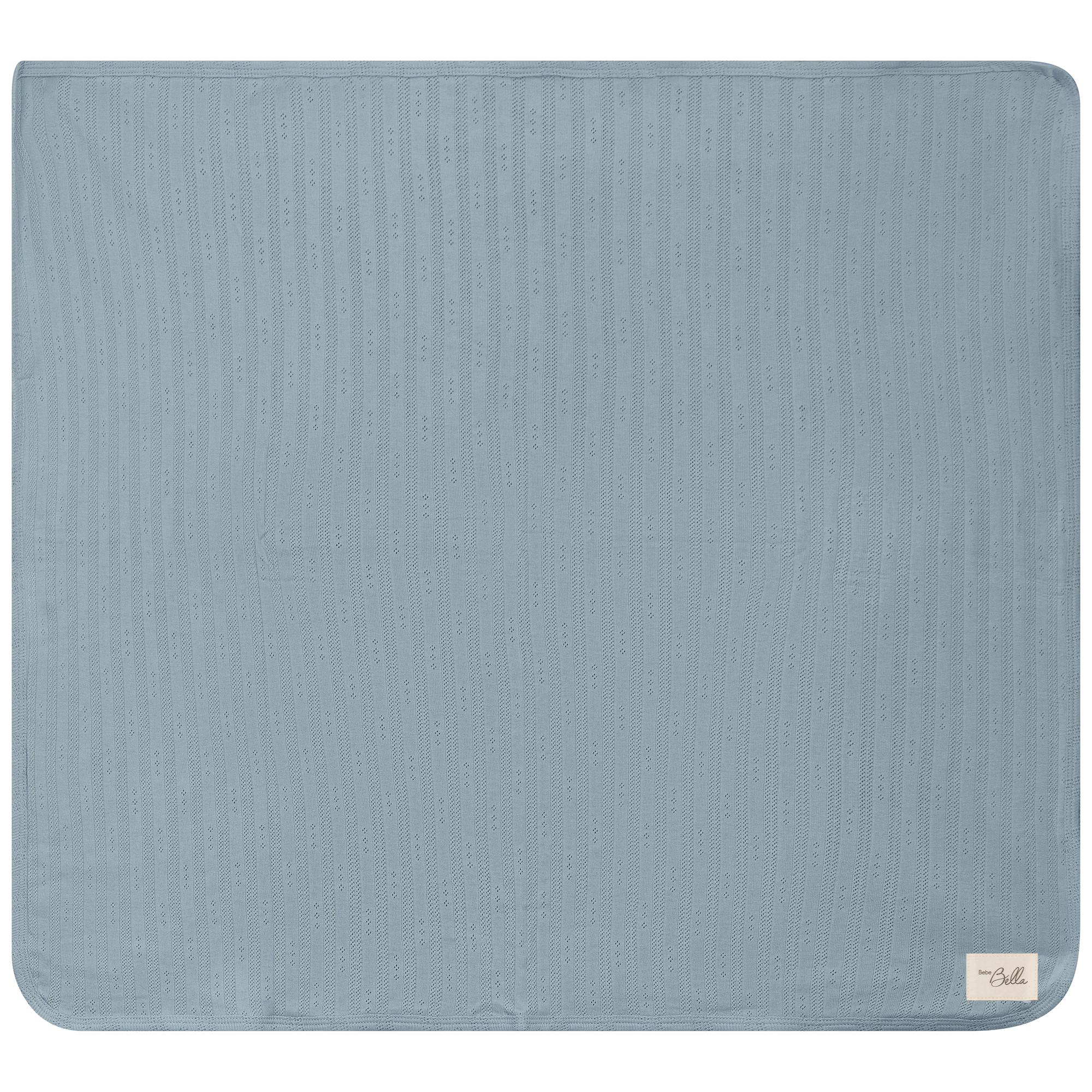Pointelle Ribbed Blanket