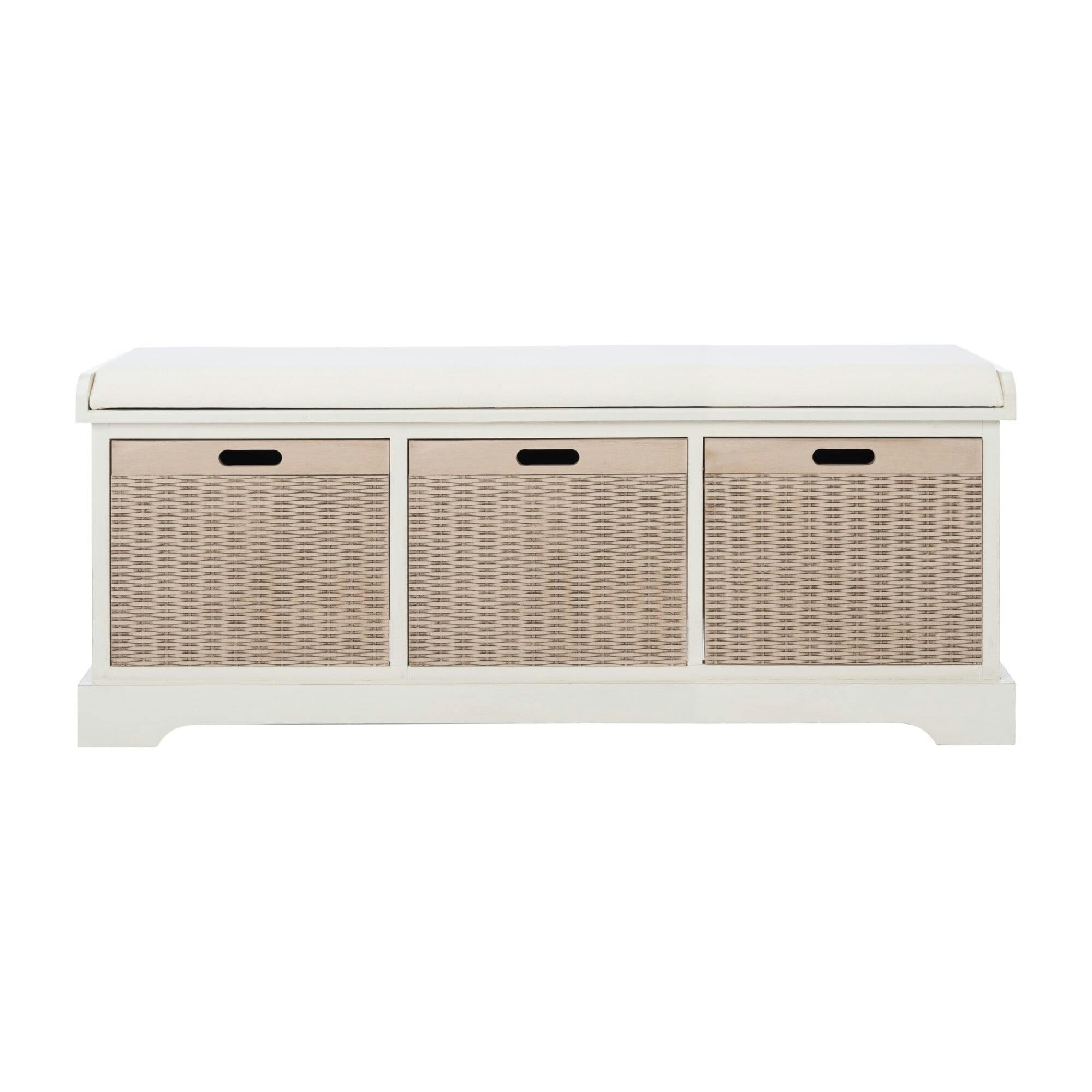 Landers 3-Drawer/Cushion Storage Bench