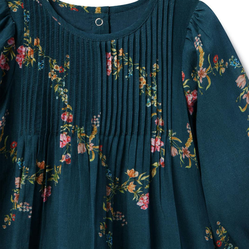 Charlotte Dress in Midnight Garden