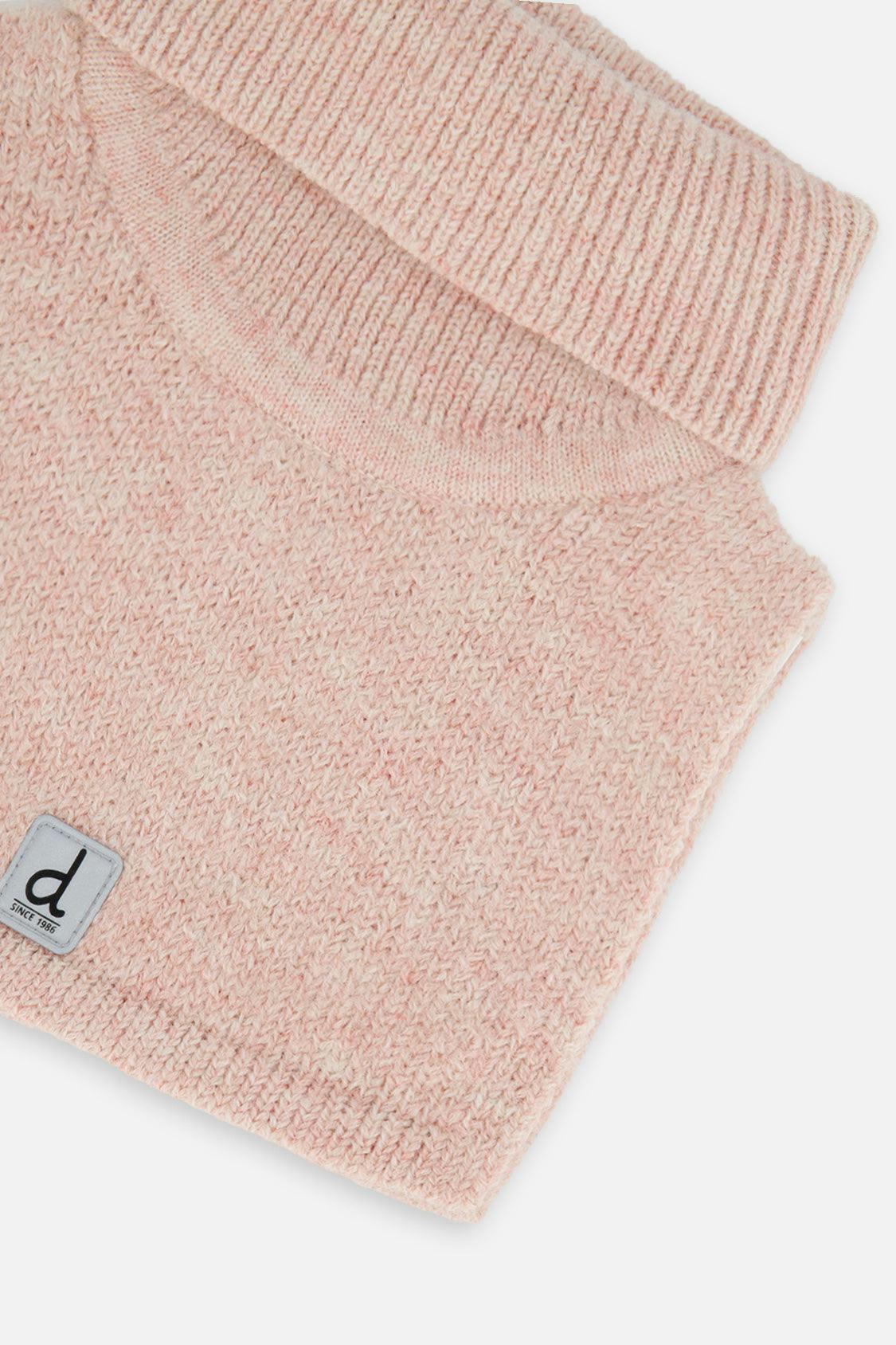 Knit Turtle Neckwarmer Pale Dusty Pink