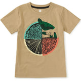 Armadillo Graphic Tee, Brown