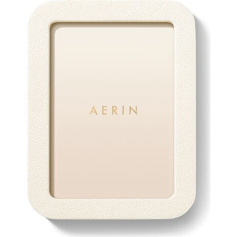 Modern Shagreen Frame, Cream