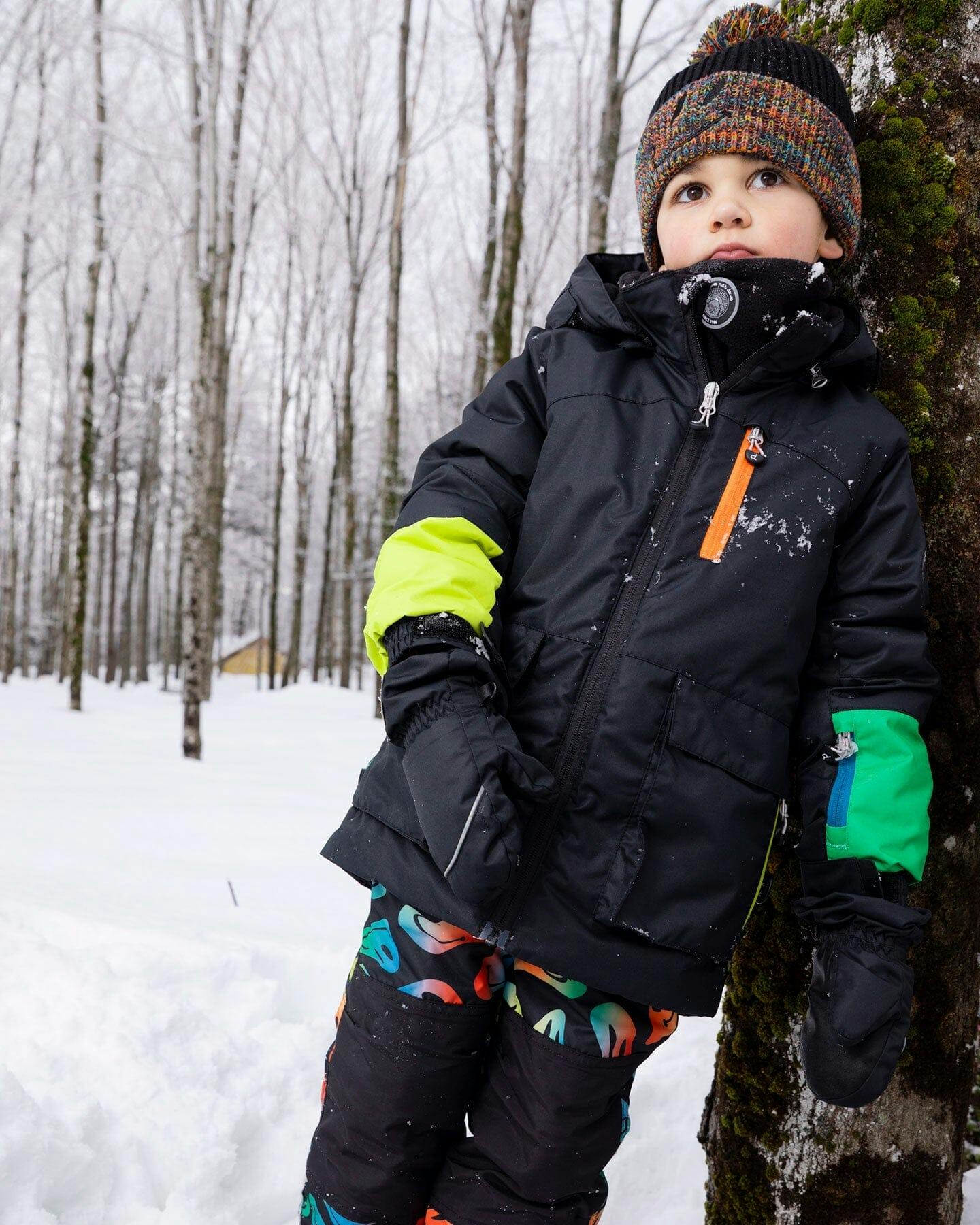 Two-Piece Play Snowsuit Smiley Face