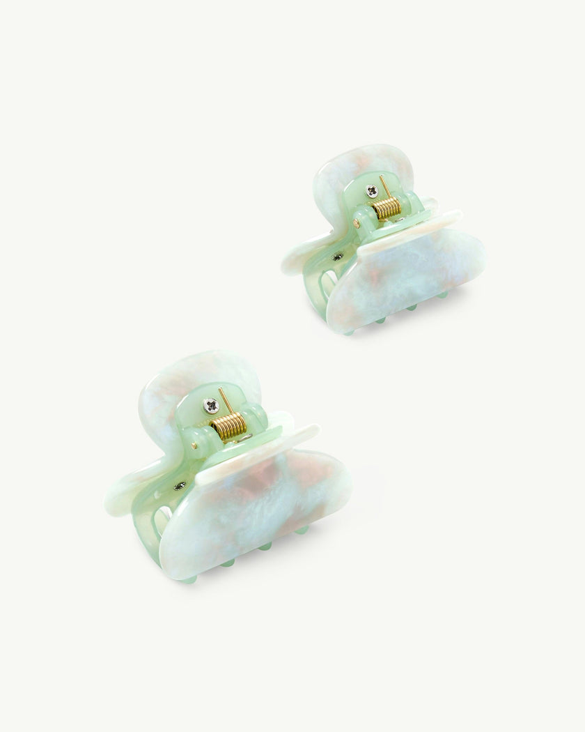 Twin Heirloom Claws in Astral Mint