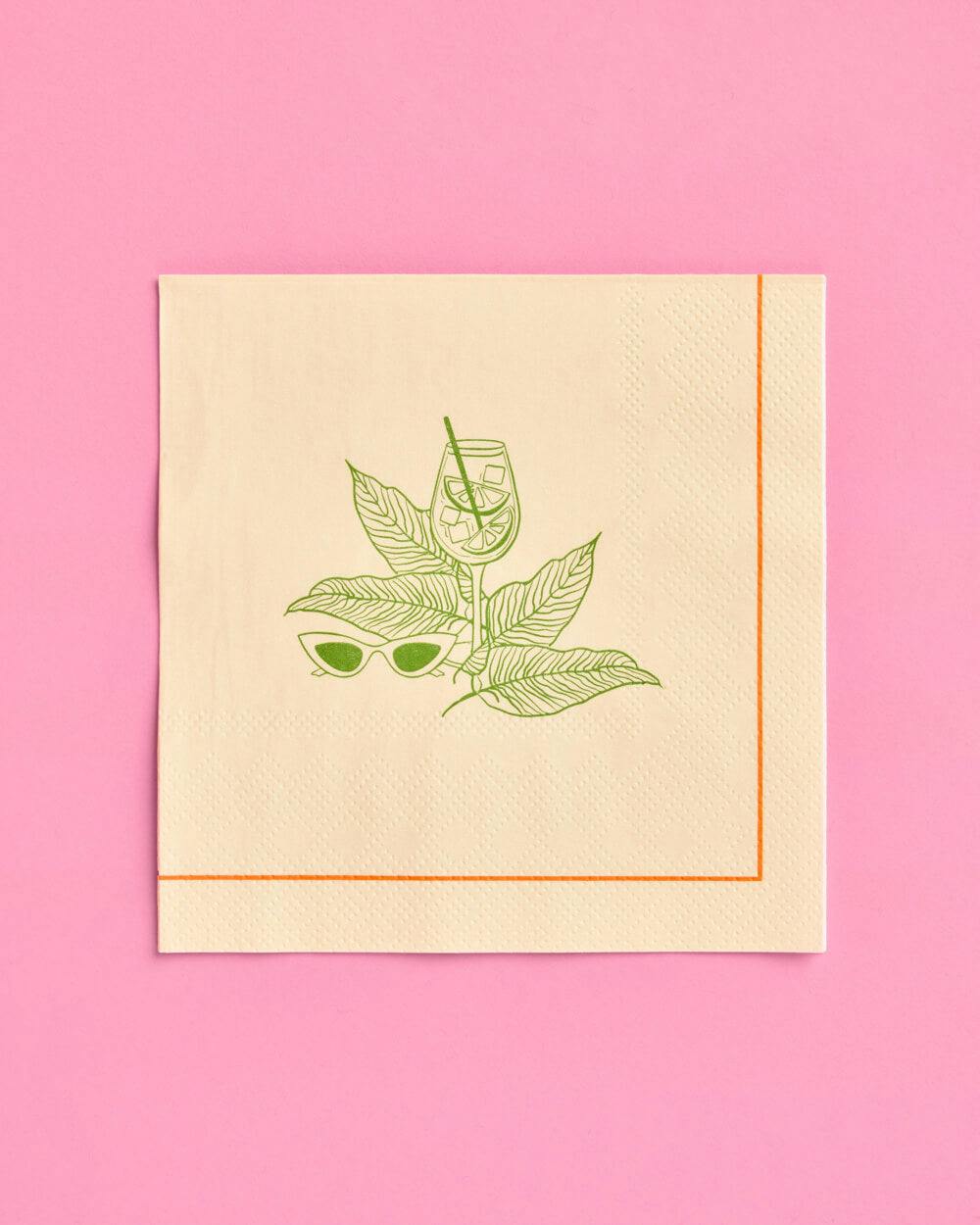 Palm Royale Napkins - 24 paper napkins
