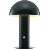 Boletus 10.75" Contemporary Bohemian Rechargeable/Cordless Iron Integrated LED Mushroom Table Lamp