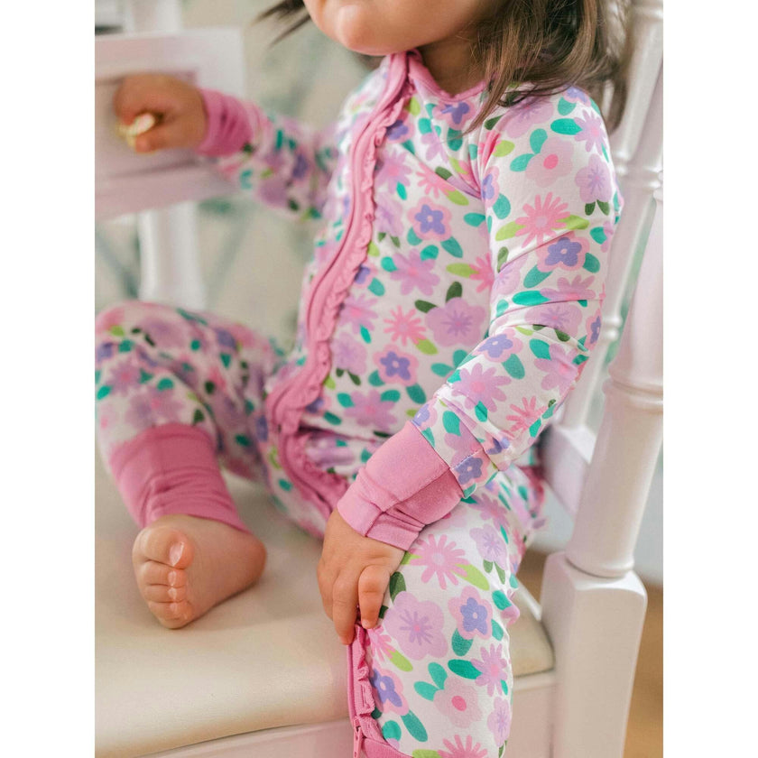 Emmie Bamboo Ruffle Romper