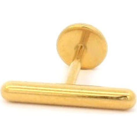 Bar Titanium Flat Back Stud Earring