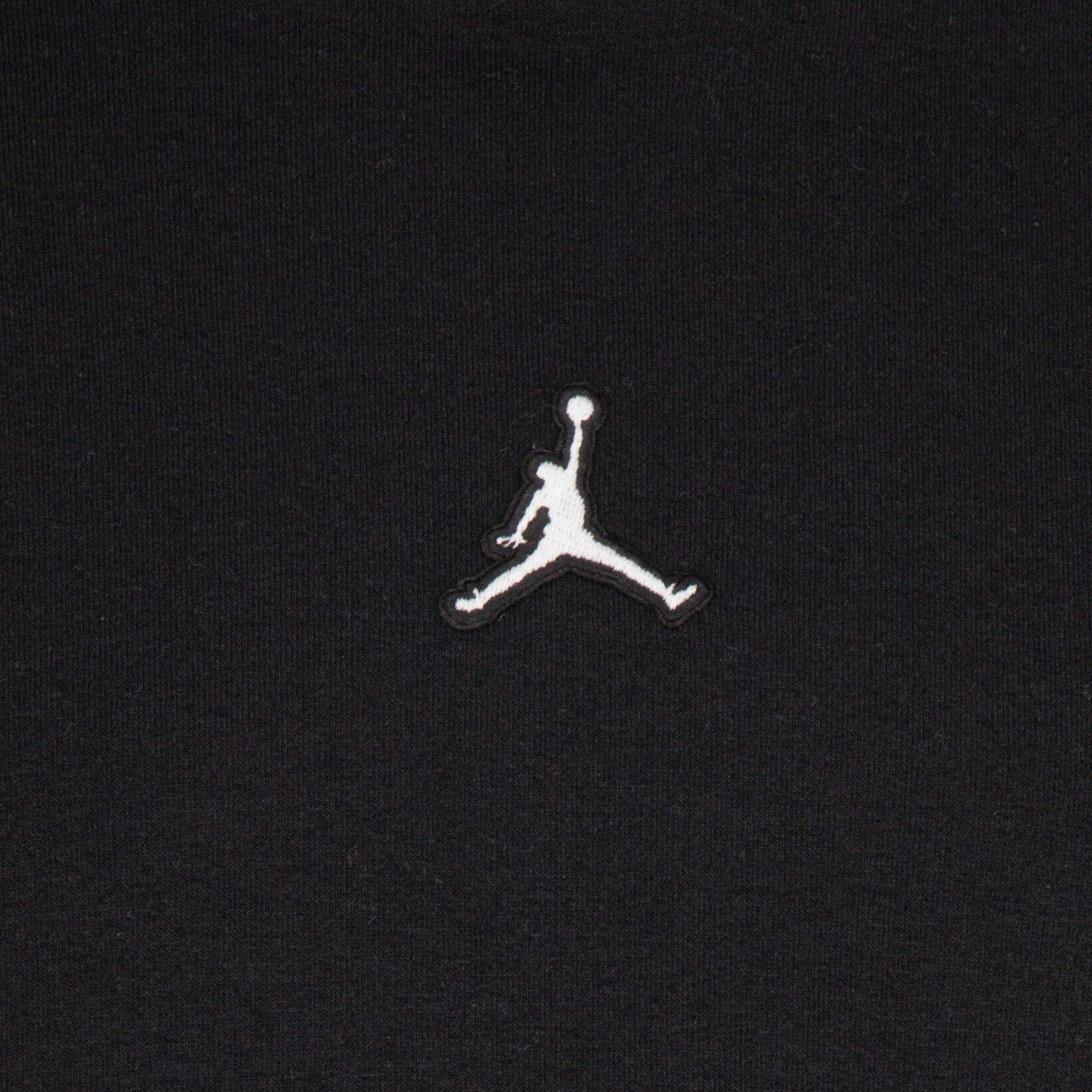 Black Jumpman Cropped Hoodie