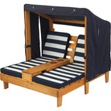 Double Chaise Lounge With Cupholders