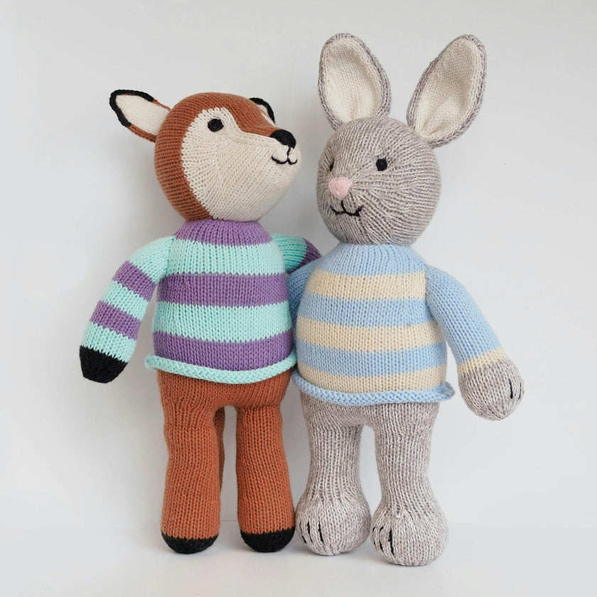 Plush in Striped Sweater