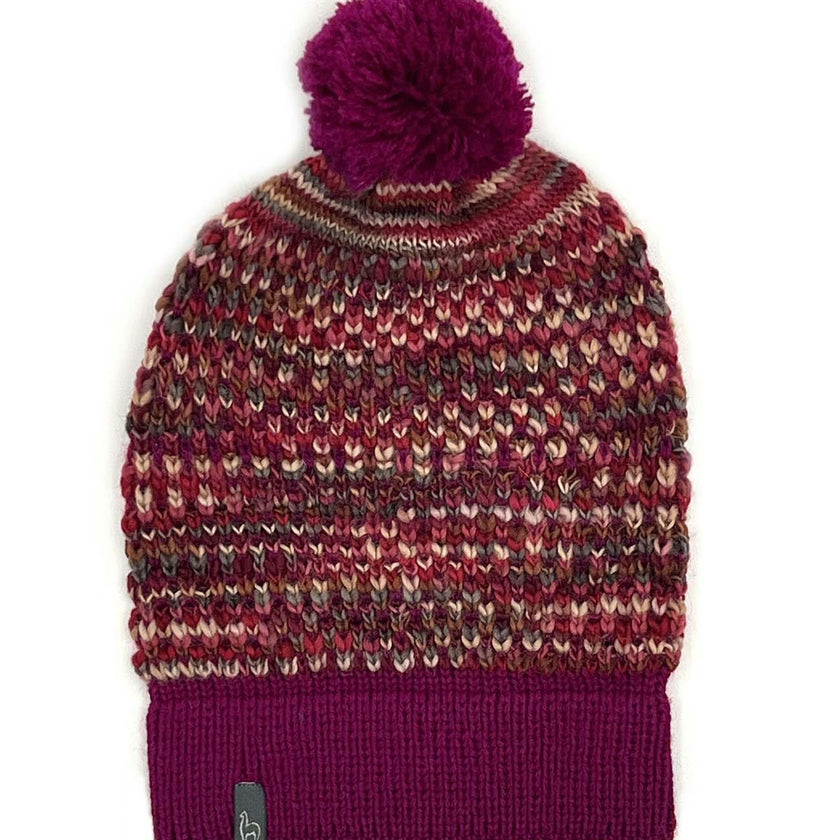 Kids Speckle Pom Pom Beanie