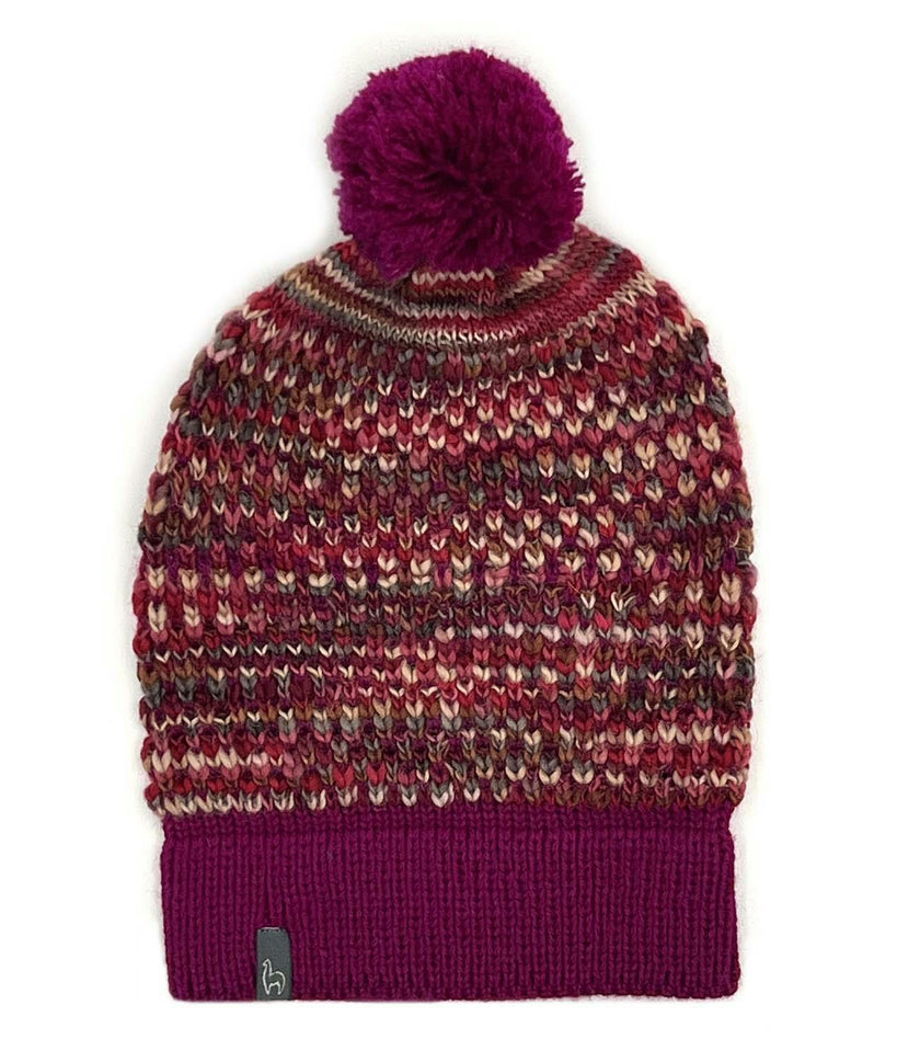 Kids Speckle Pom Pom Beanie