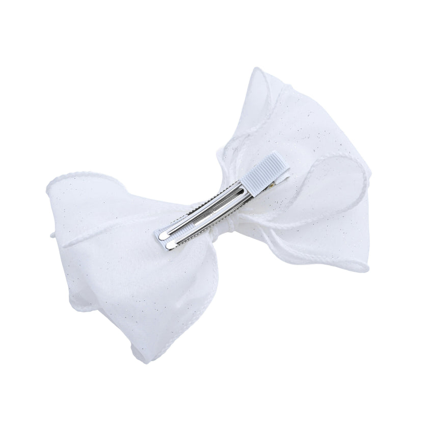 Shimmer White Bow Duo
