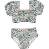 Girl's Puff Sleeve Swimsuit