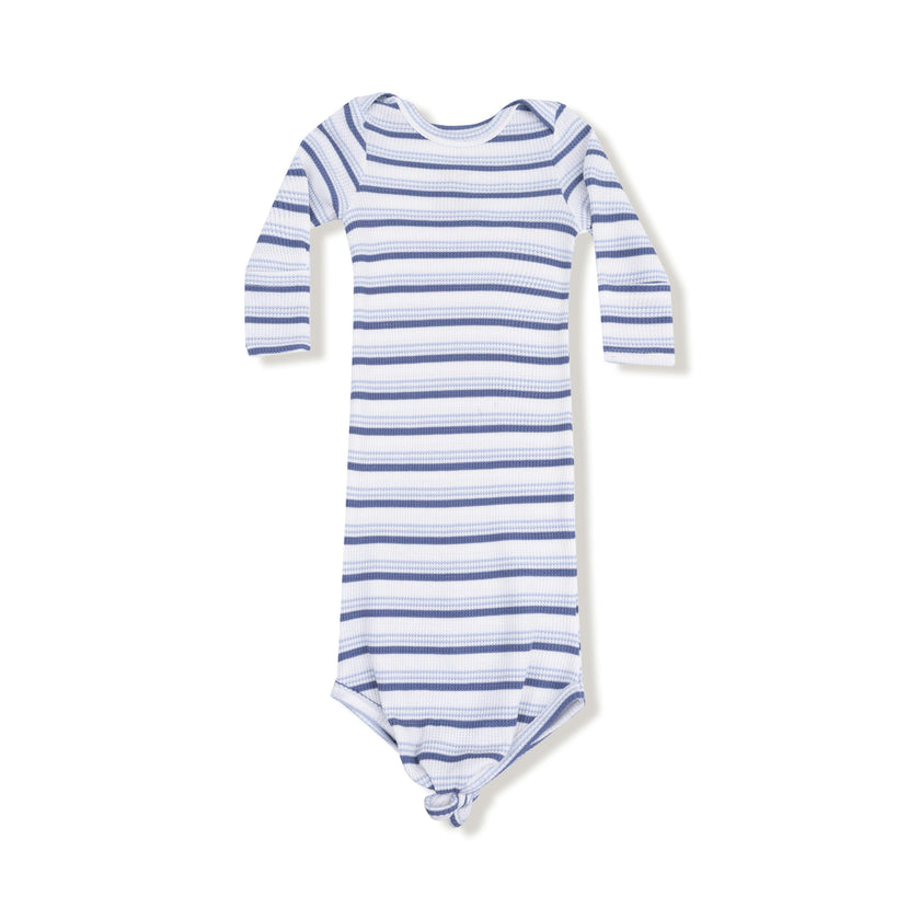 Vintage Stripe - Blue - Knotted Gown