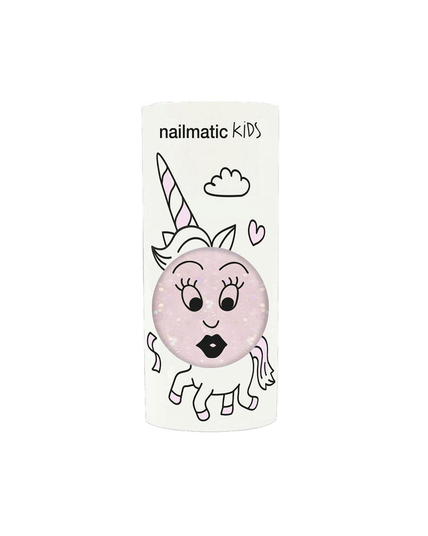 Nail Polish for Kids GLITTER SINGLE POLLY Light Pink Glitter