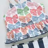 Girls Joy Tankini - Multi Bows