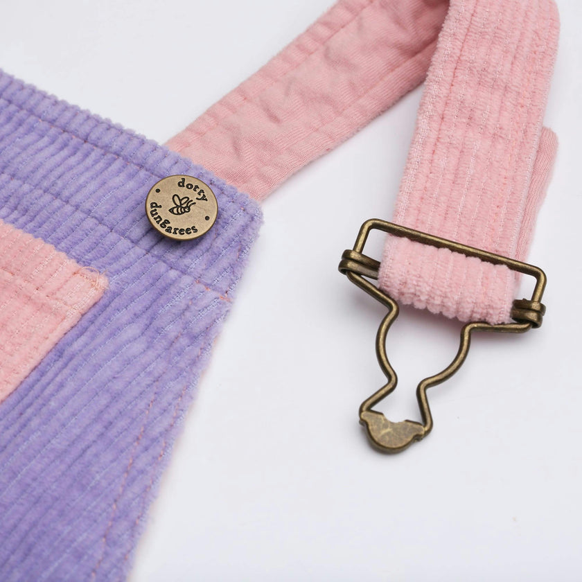 Rosebed Patchwork Chunky Corduroy Dress