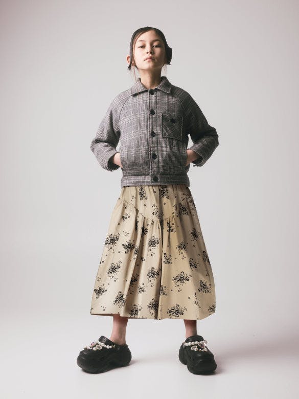 Lilly Skirt Camel & Black