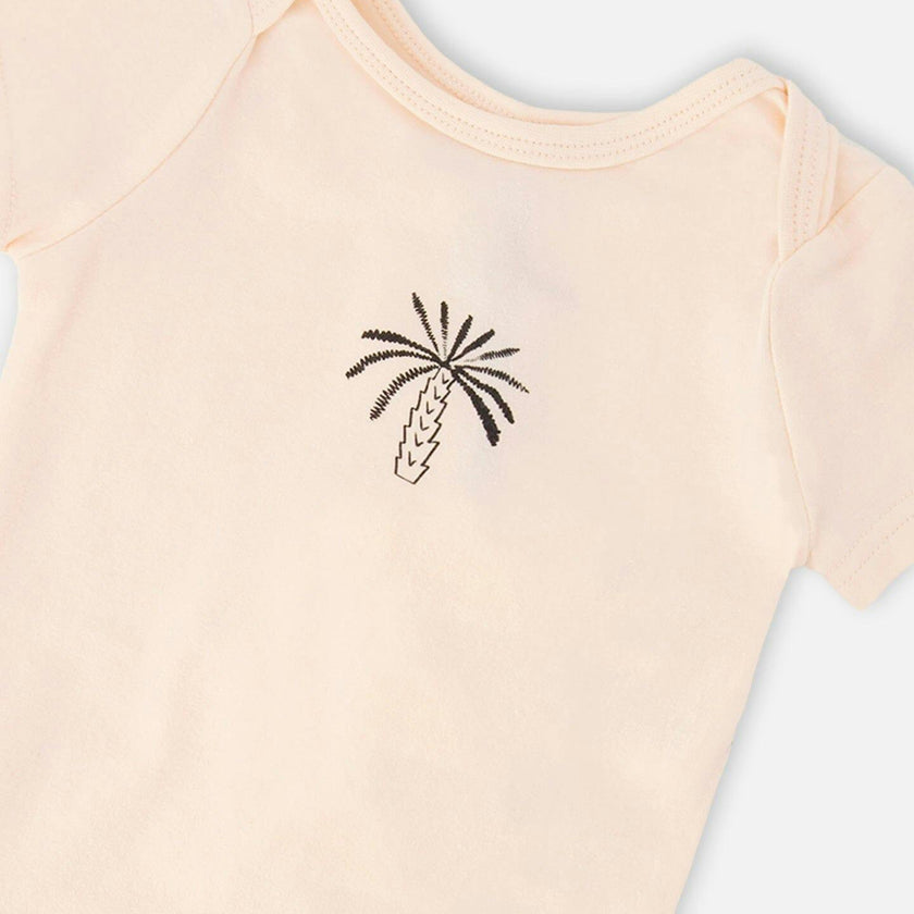 Evolutive Organic Cotton Jersey Onesie
