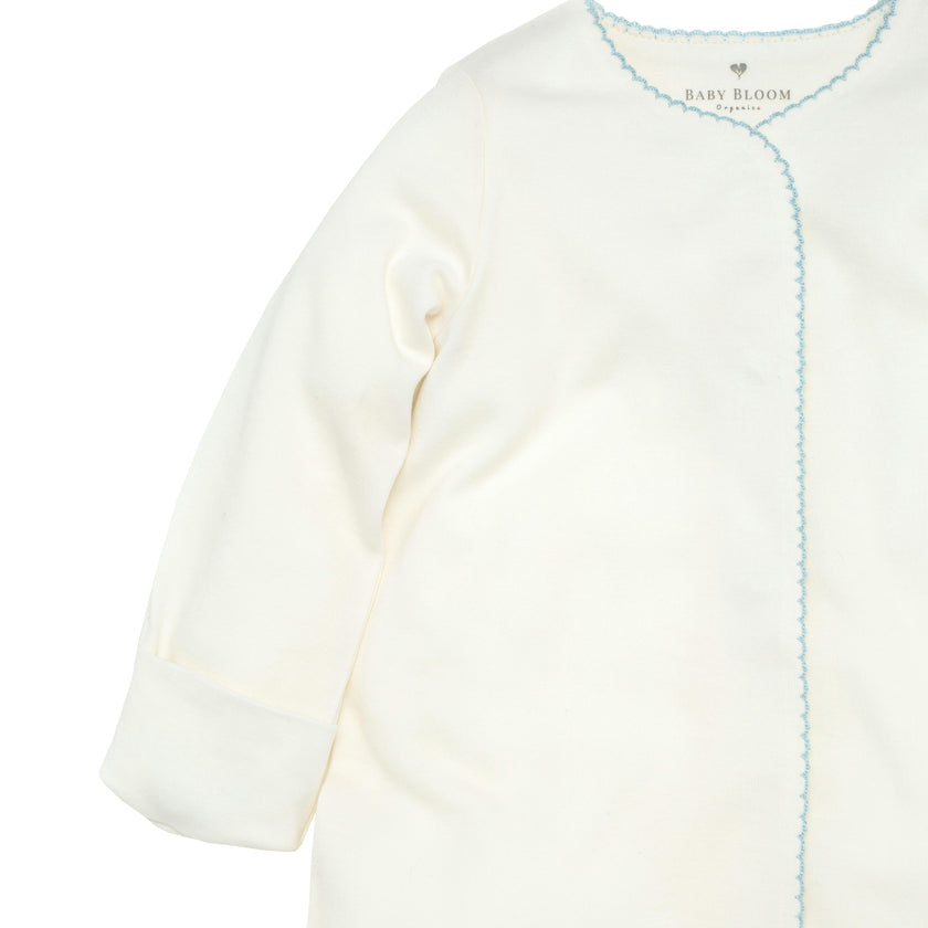 Organic Baby Boy Sleeper Gown 3 Pack