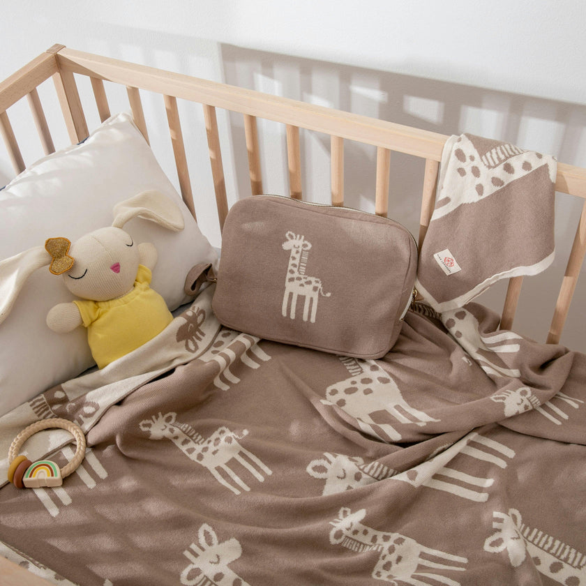 Reversible Baby Blanket Set