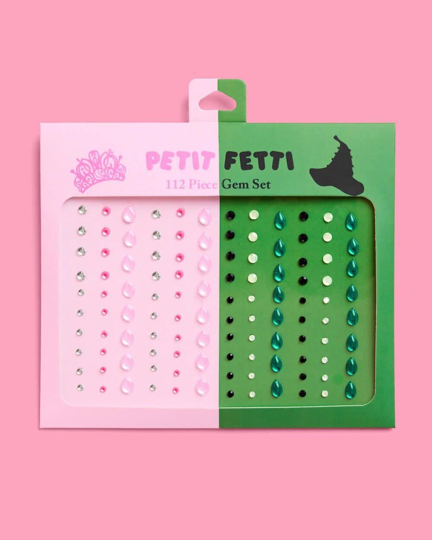 Emerald City Gem Set - 112 adhesive face gems