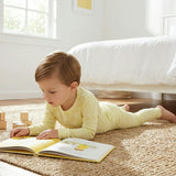 Lemon Stripe Long Sleeve & Pants Kids Pajamas