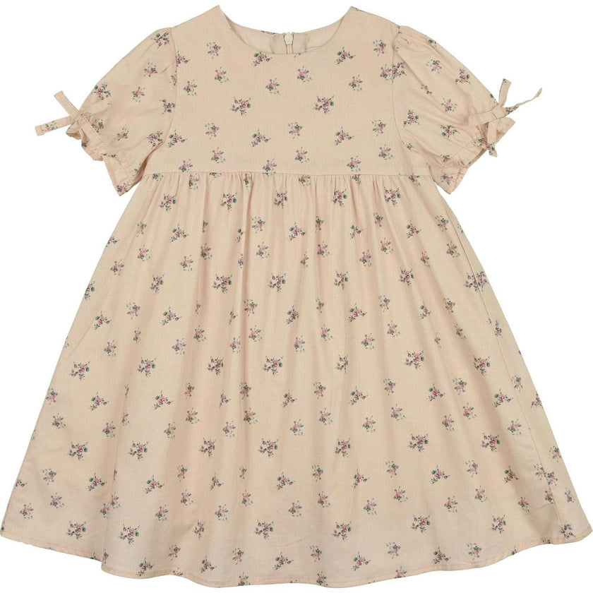 Rose Dot Short Sleeve Dress