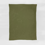 Textured Sustainable Knit Throw Blanket - Basketweave