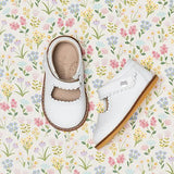 Toddler Mary Jane | White Leather